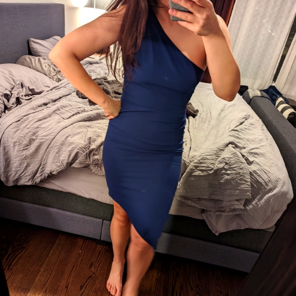 Asymmetrical BCBGMAXAZRIA Dress